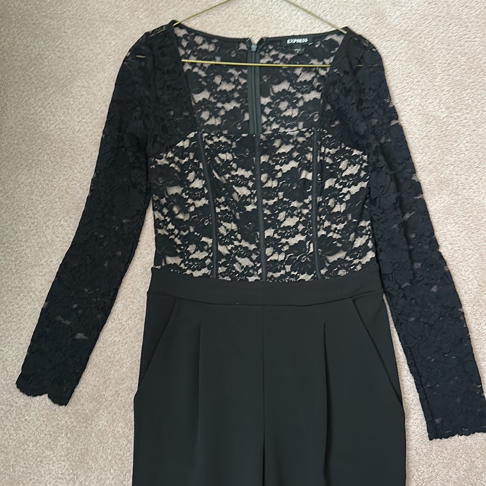 Express black jumpsuit